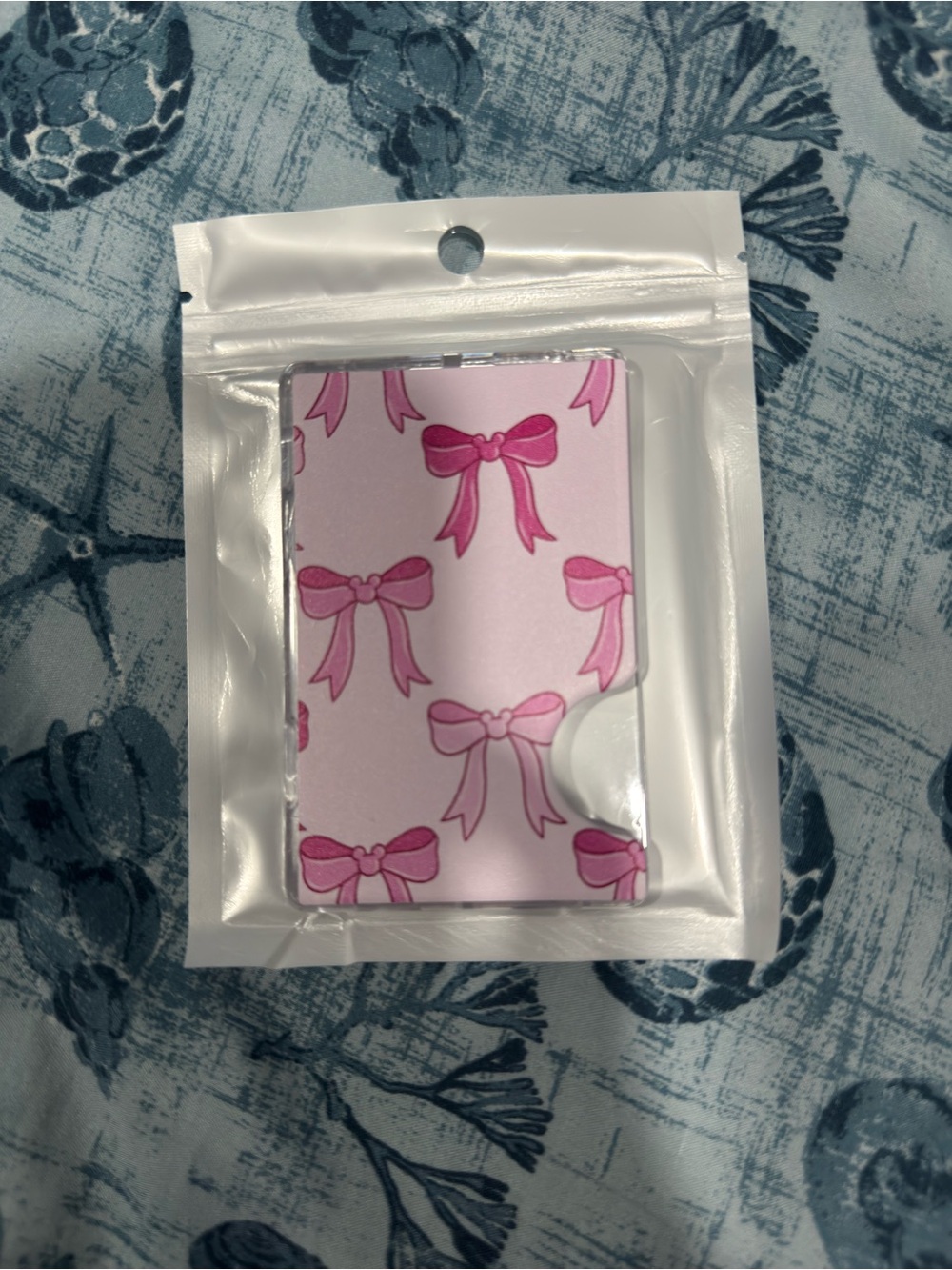 Pink Bow Card Holder Wallet Magsafe.